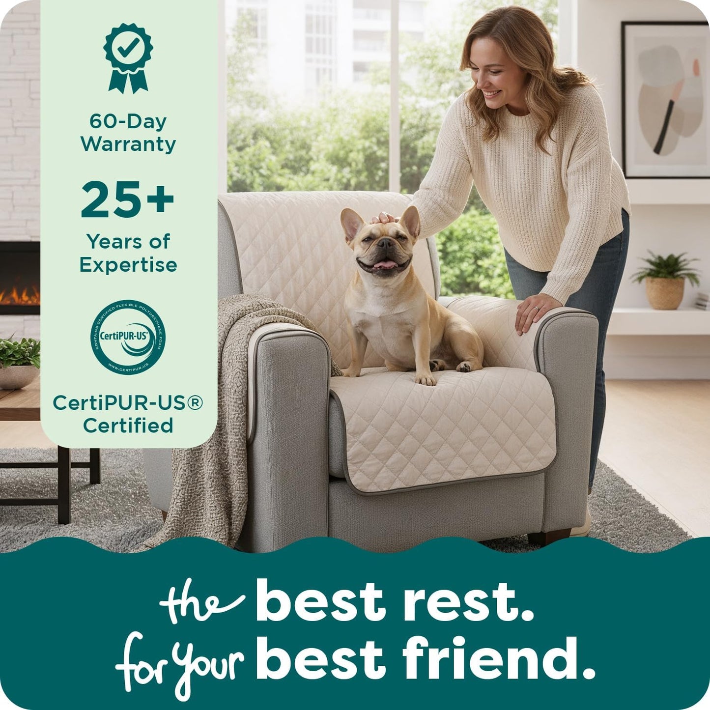 Water-Resistant Sofa Cover for Dogs & Cats