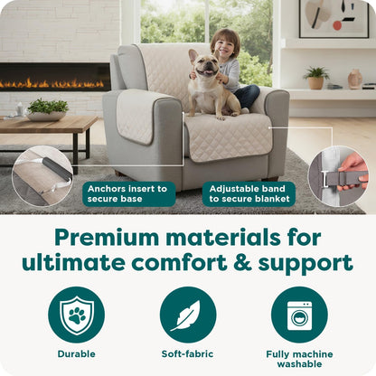 Water-Resistant Sofa Cover for Dogs & Cats