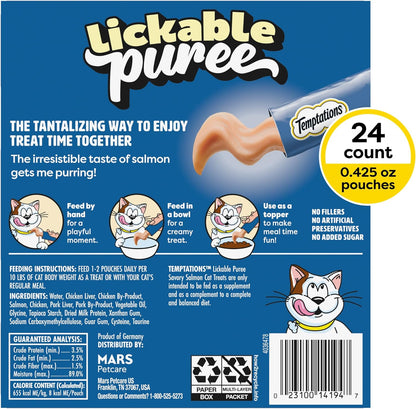 Creamy Puree Squeezable Lickable Cat Treats