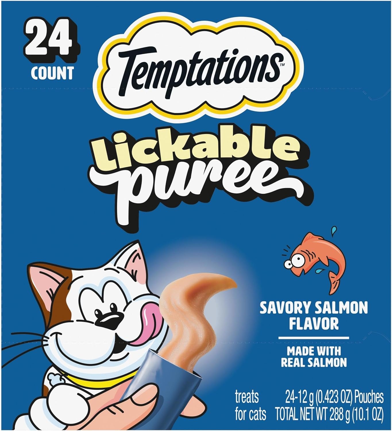 Creamy Puree Squeezable Lickable Cat Treats